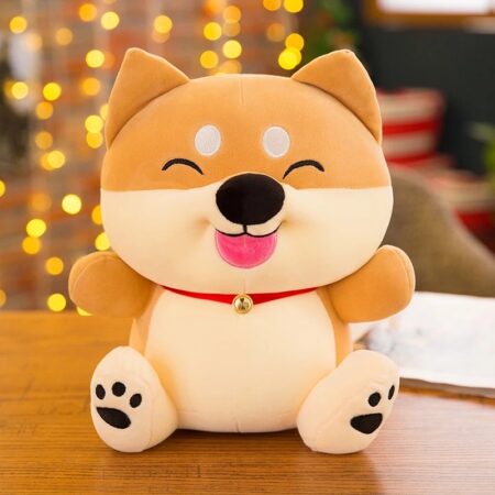 Peluche de perro shiba inu