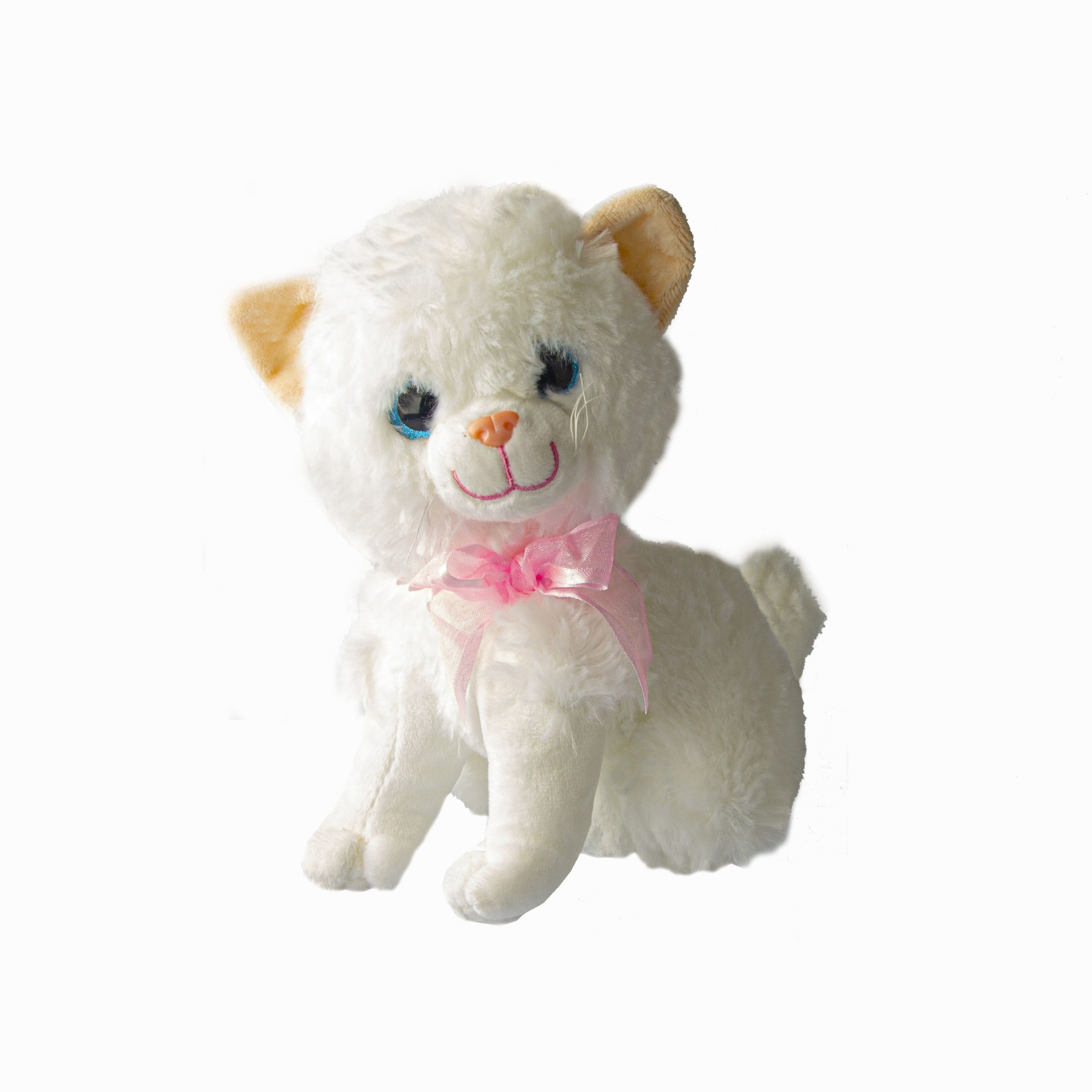 Peluches de Tiernos Gatos Sentados Peludos - Home Plus