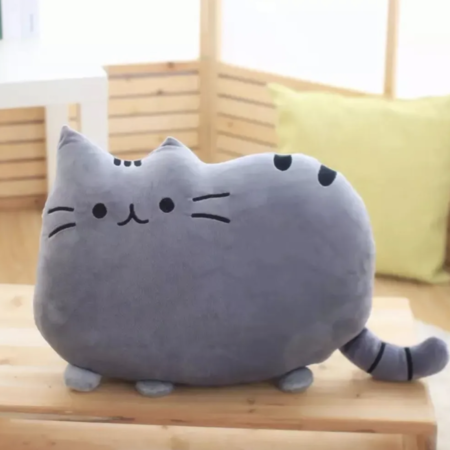 Cojín peluche de gato